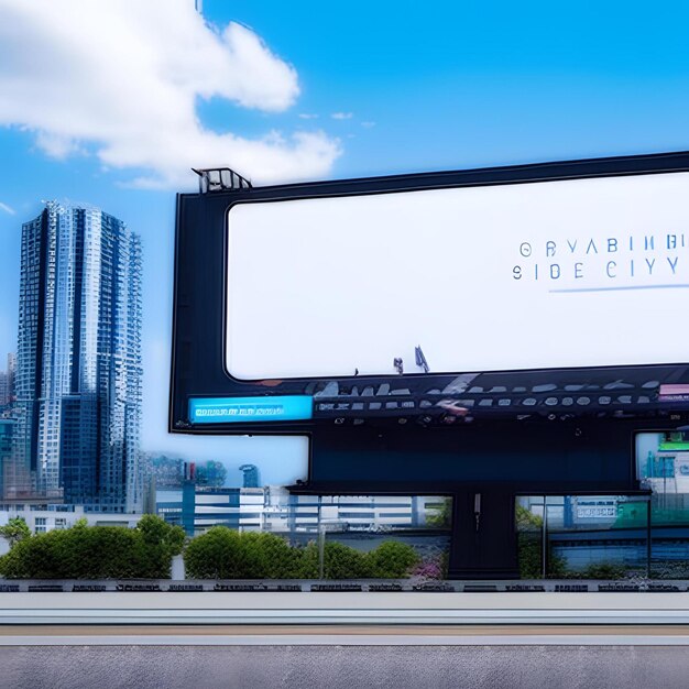 A billboard that says'erg'on it