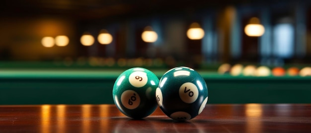 Billiard balls