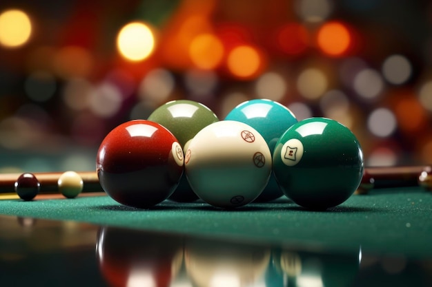 Billiard balls