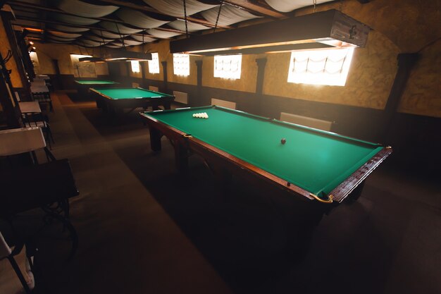 Billiard saloon