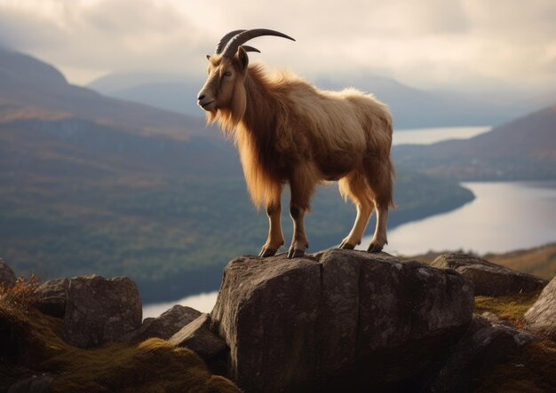 A billy goat is a male goat