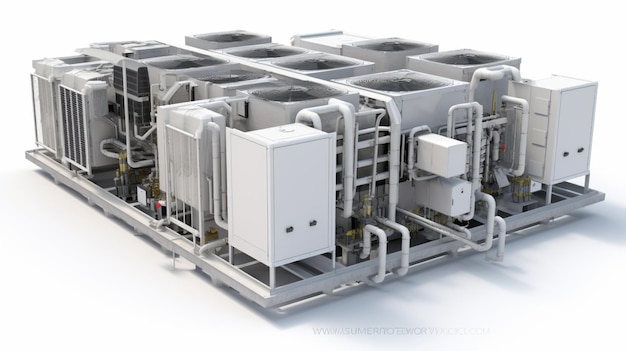 사진 bim vdc navisworks trimble에서 현장 hvac에 대한 bim 반 인공지능 생성