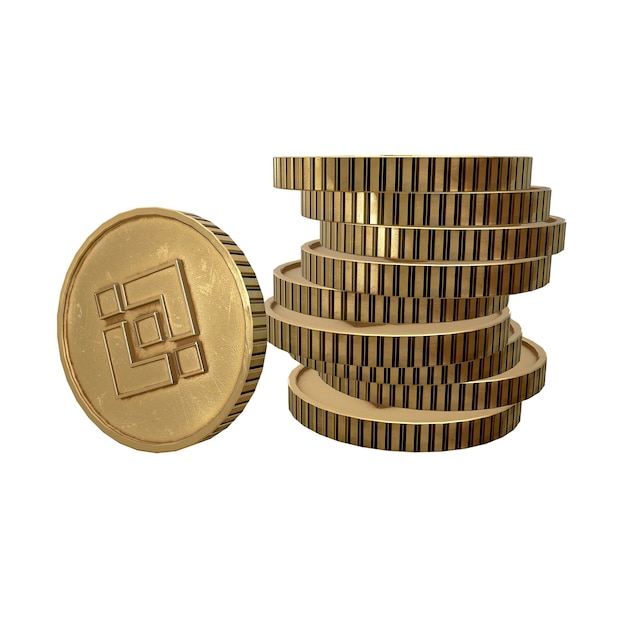 Binance cryptocurrency icon brings financial independence and prosperity