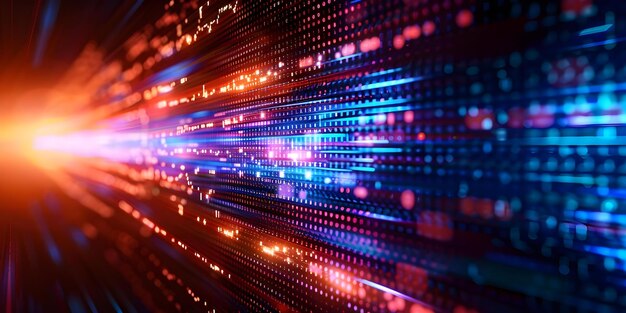 Binary Code Algorithms Exploring Technology Data Analysis en AI Concepts Through Digital Backgrounds Concept Binary CodeAlgorithms Technologie Data Analysis AI Concepts