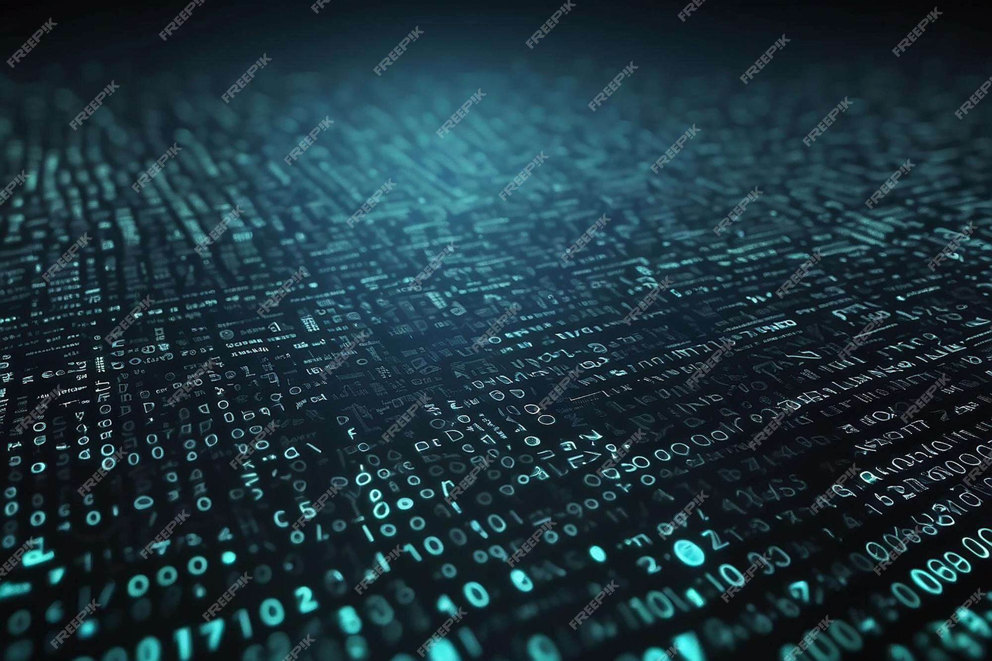 Premium AI Image | Binary code background abstract technology digital ...