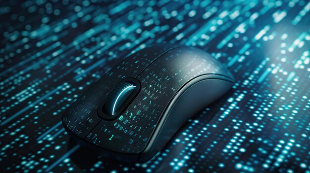 二進制編碼 (Binary Code) 電腦鼠標在二進制編號上