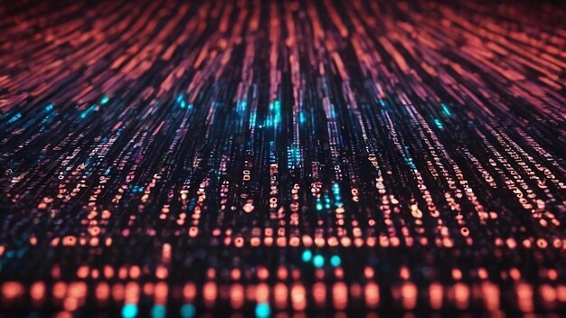 Binary code background hacker binary data computer hacking technologie van digitale binary informatie