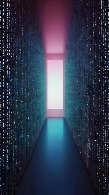 Binary code background hacker binary data computer hacking technologie van digitale binary informatie