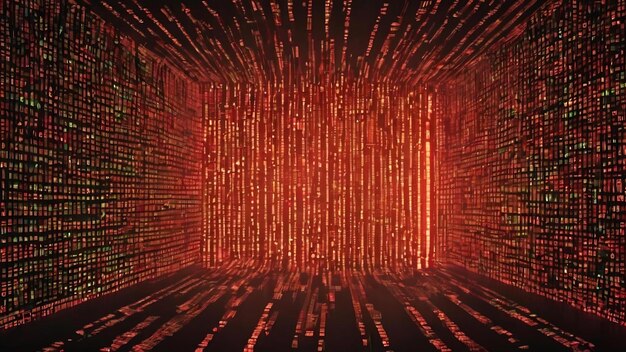 Binary code background hacker binary data computer hacking technologie van digitale binary informatie