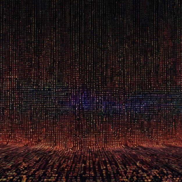 Binary code background hacker binary data computer hacking technologie van digitale binary informatie