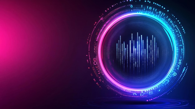 binary code background with bokeh lights of a software developer abstract technology background with a background of programming code