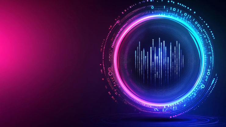 Photo binary code background with bokeh lights of a software developer abstract technology background with a background of programming code