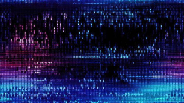 binary code futuristic techno inspired pixel pattern