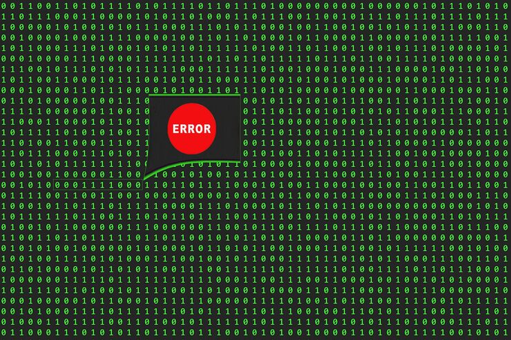 Photo 이진 코드 녹색 숫자 어두운 스크린 배경의 매트릭스 이진 프로그래밍 코드 초록 숫자 0과 1