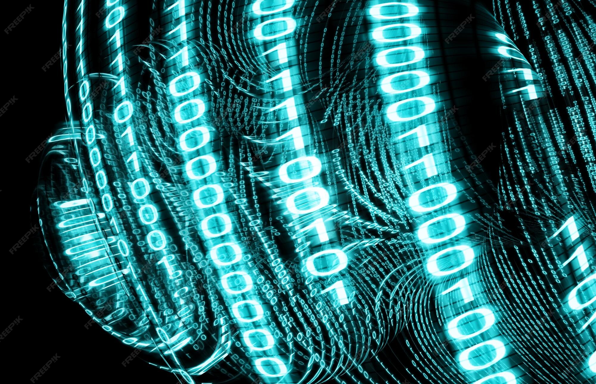 Premium Photo | Binary code