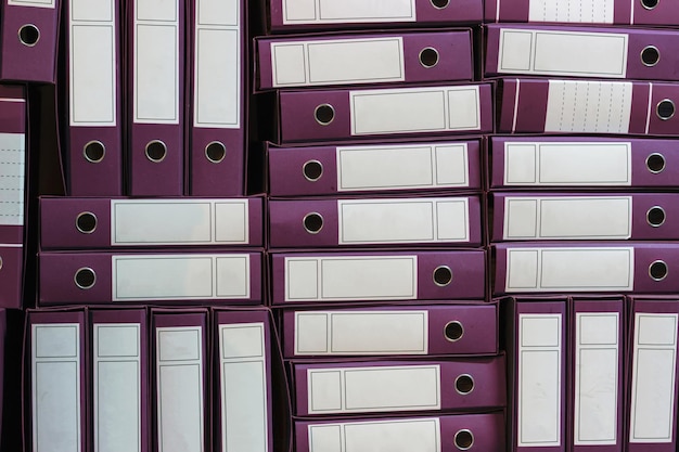 Photo binders archive, ring binders, bureaucracy.