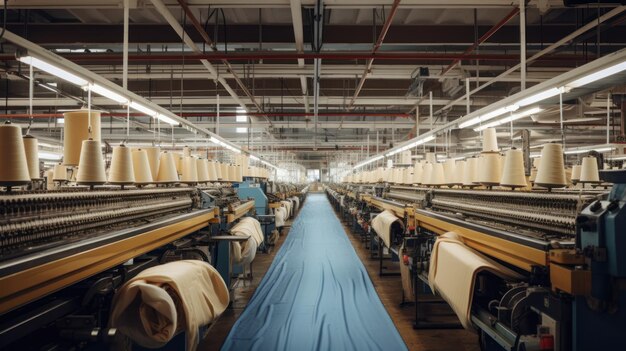 Binnen de textielverwerkende industrie