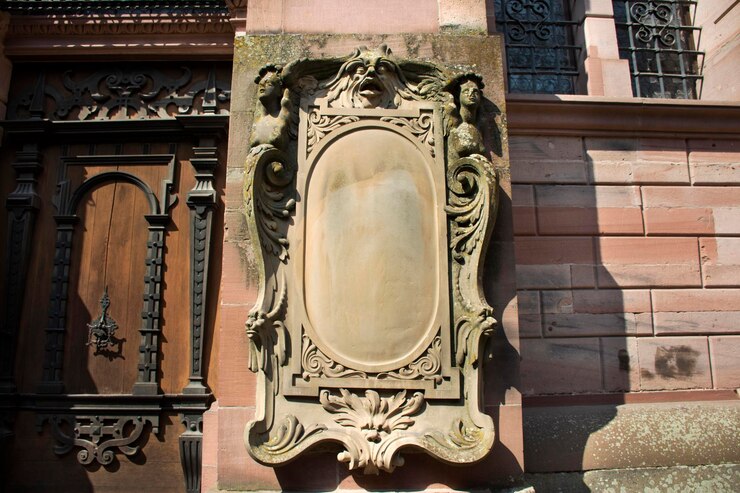Binnen en decor van Heidelberg Castle en Duits genaamd Heidelberger Schloss is een ruïne en mijlpaal van Heidelberg in Baden-Württemberg Duitsland voor reizigers die mensen bezoeken en reizen