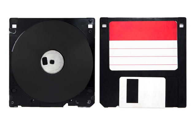 Binnenkant van diskette