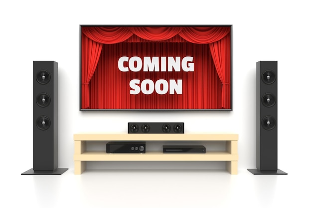 Binnenkort poster met home cinema tv