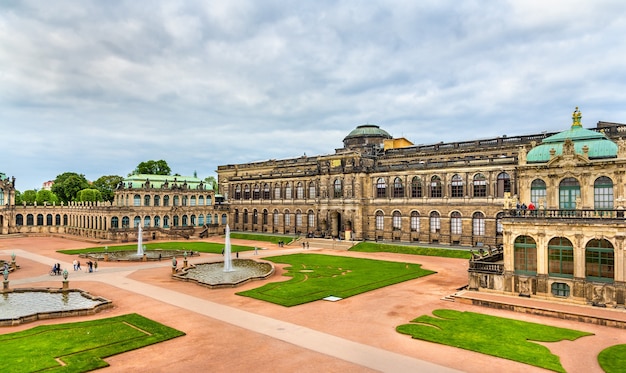 Binnenplaats van Paleis Zwinger in Dresden - Saksen, Duitsland