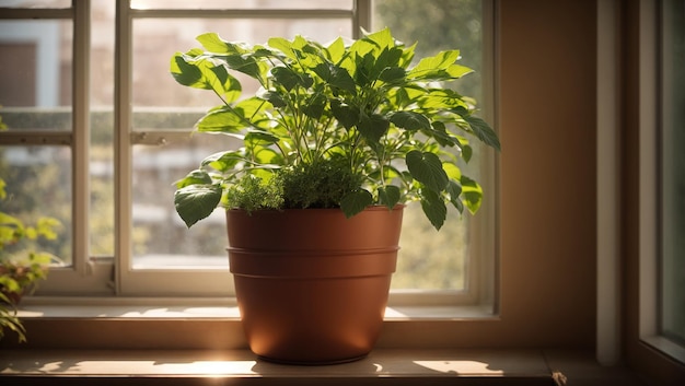 Binnenplanten in potten voor vensters