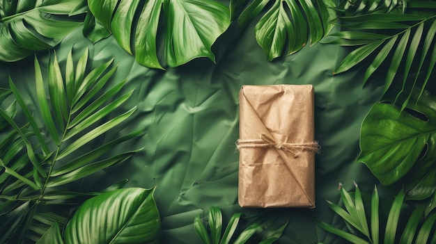 A biodegradable package material used for ecofriendly delivery