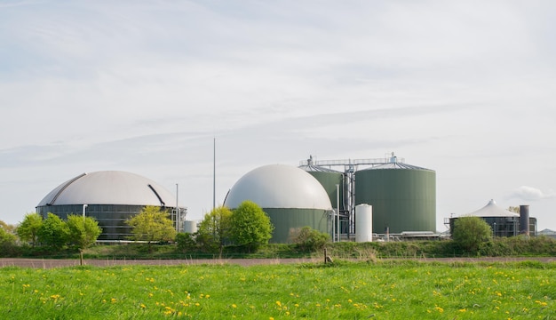 Foto impianto di biogas per la produzione di energia elettrica