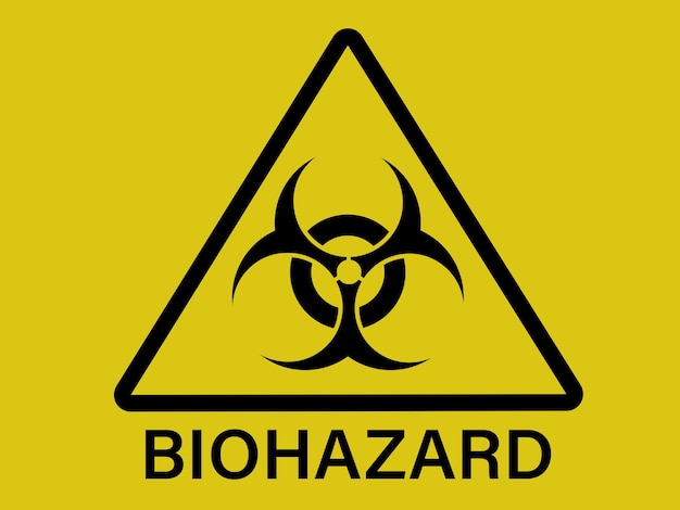 Biohazard dangerous sign