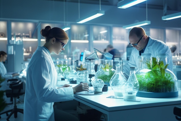 Biology Scientists in Laboratories