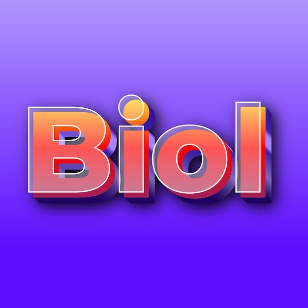 BiolText 効果 JPG グラデーション紫色の背景カード写真