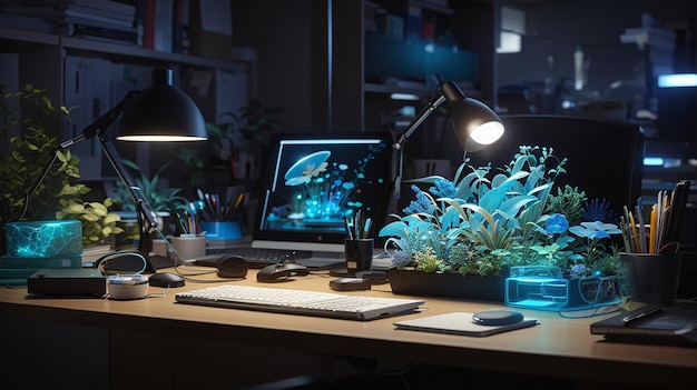 Bioluminescent Desk Organizers living Organizational Aids