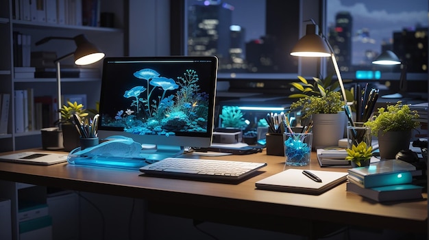 Bioluminescent Desk Organizers living Organizational Aids