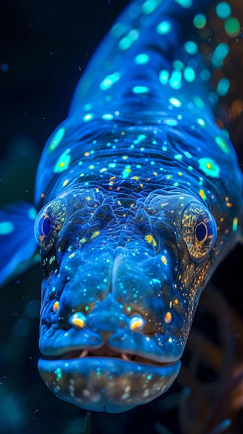 Bioluminescent Sea Monster Eel