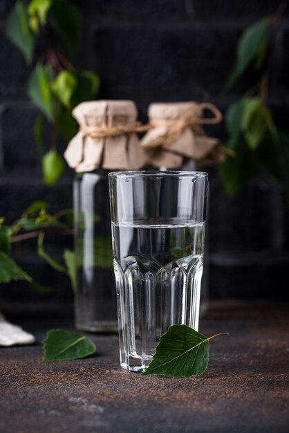 Birch juice, traditional Russian spring drink