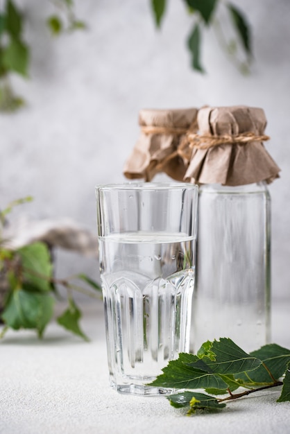 Birch juice, traditional Russian spring drink