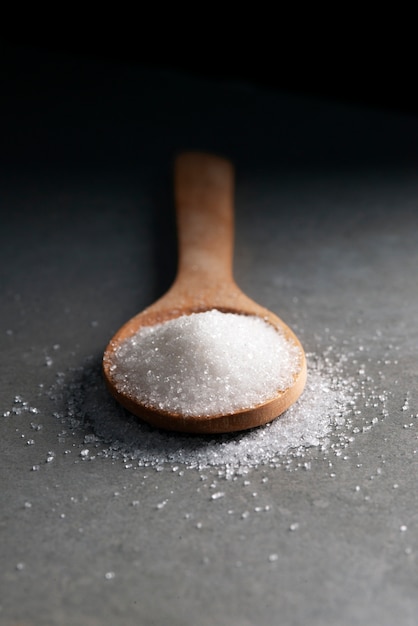 Photo birch sugar still life