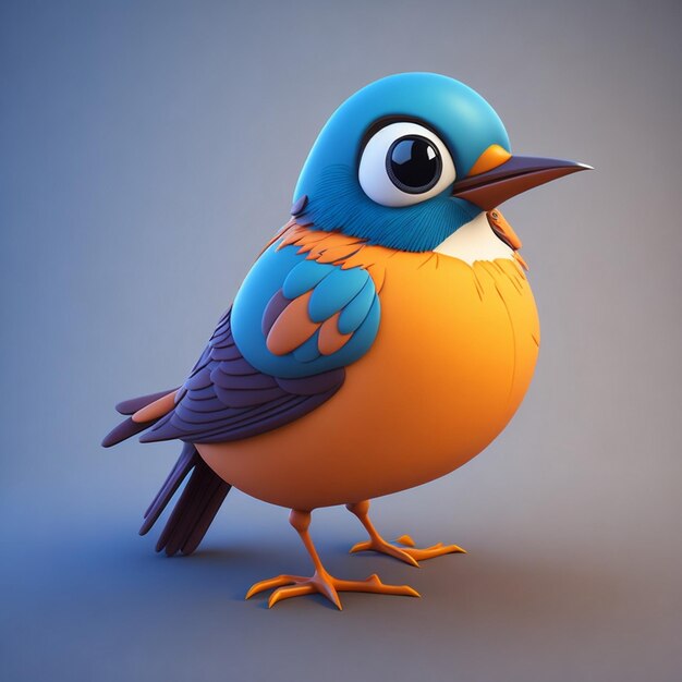 beautiful birds 3d icon illustration 28244468 PNG