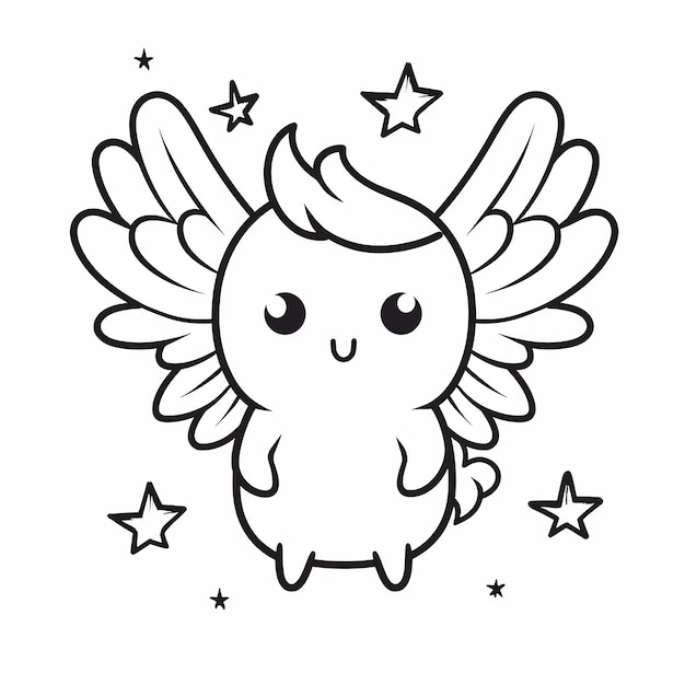 bird coloring page