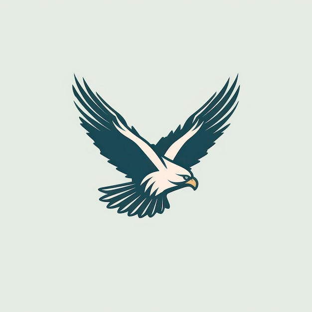 Bird Eagle Logo illustratie van een Eagle Eagle embleem icoon logotypedecal print