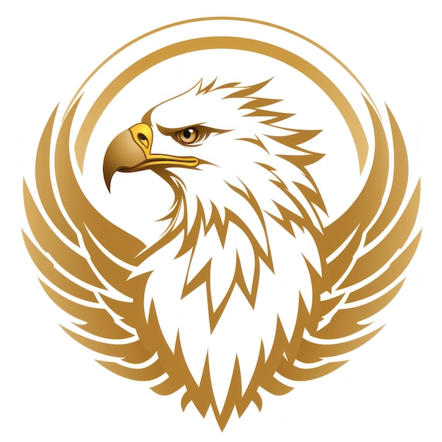 Bird Eagle Logo illustratie van een Eagle Eagle embleem icoon logotypedecal print