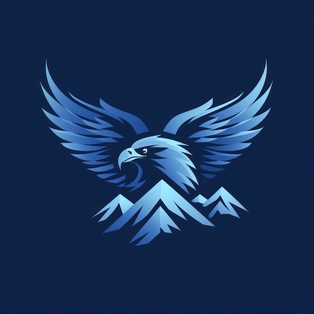 Логотип орла Иллюстрация эмблемы орла Икона логотипа печатная печать
