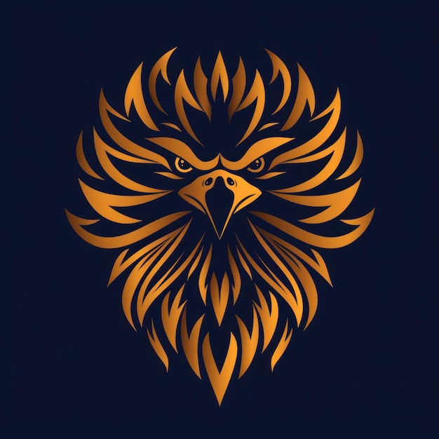 Bird Eagle Logo illustration of a Eagle Eagle emblem icon logotypedecal print