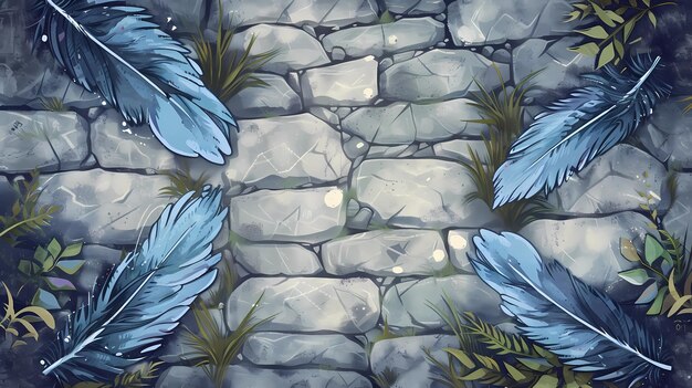 bird feathers background pattern banner wings background picture seamless background