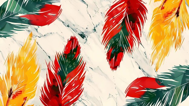 Photo bird feathers background pattern banner wings background picture seamless background