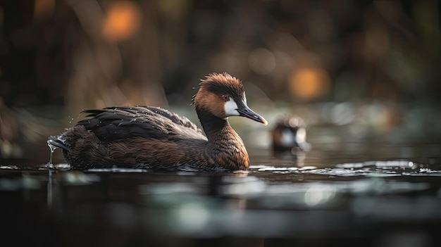 Фото Птица в воде