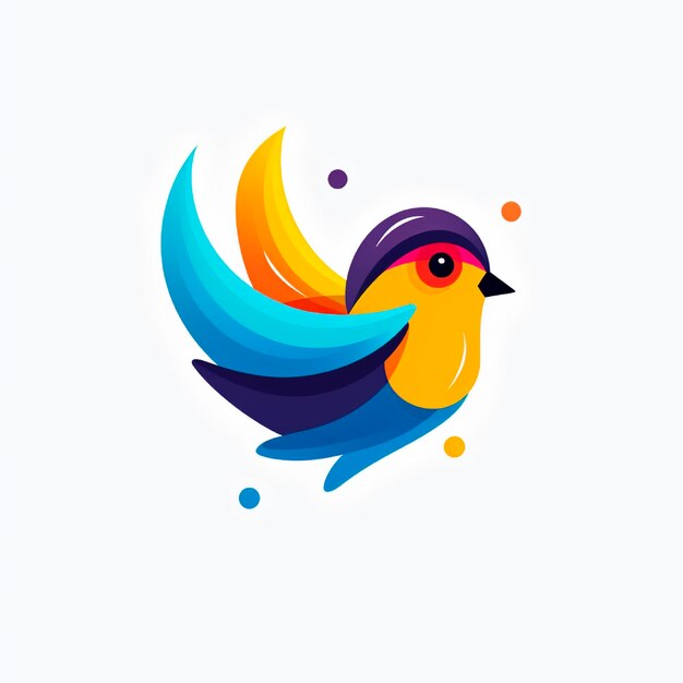 Photo bird logo design