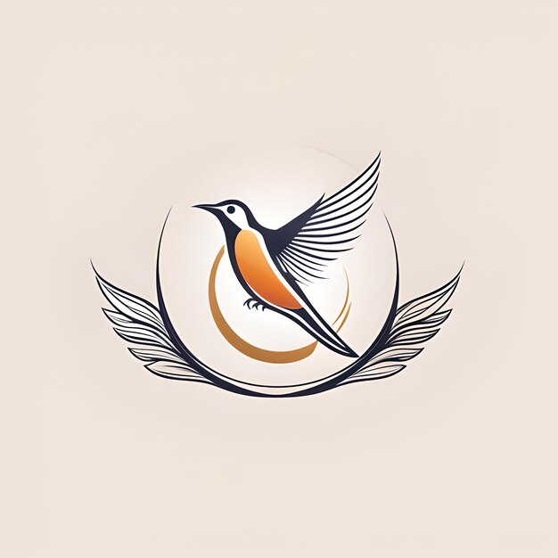 Photo bird logo design