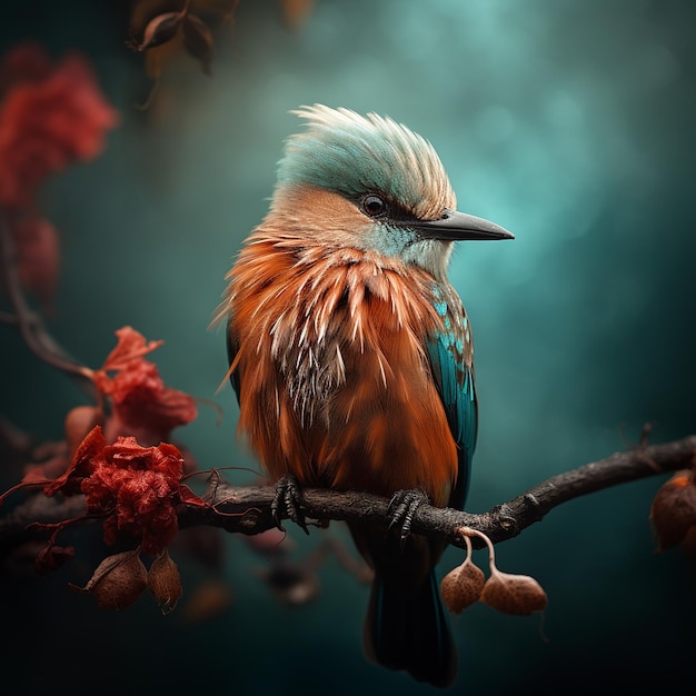 Photo bird photography generated by ai