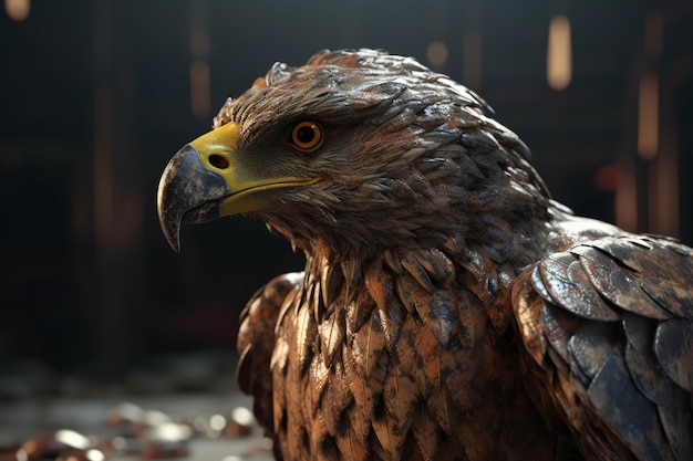 A bird of prey is shown in this image from the film'the eagle '